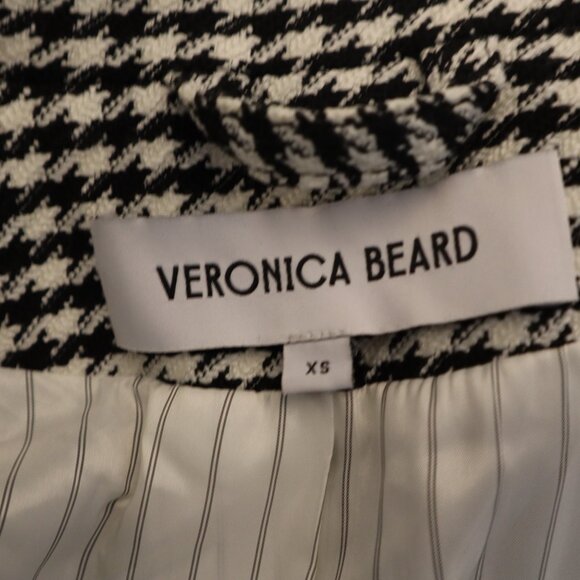 Veronica Beard Hutchinson Jacket Houndstooth Dickey Blazer Size XS - Picture 7 of 9